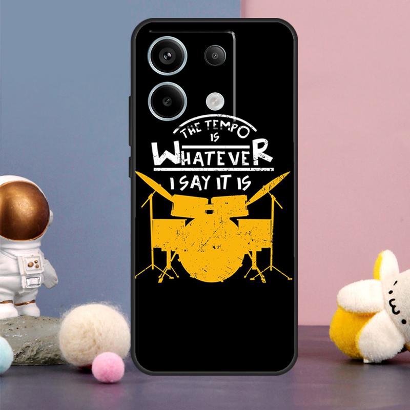 

Drum Drummer Music DJ Case For Xiaomi Redmi 13C 12 12C 9C 10C Redmi Note 11 12 13 Pro 9 10 10S 11S 12S Back Cover Redmi Note 13ProPlus
