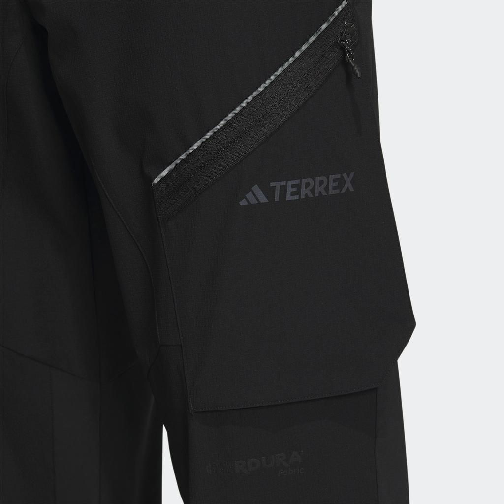 Adidas Solid Color Stylish Trim Outdoor Cargo Pants Men Pants Black IC7994