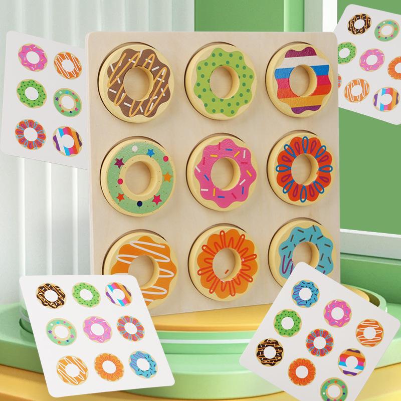 High-Quality Montessori High-Quality Donut High-Quality Pairing High-Quality Board High-Quality Color High-Quality Cognition High-Quality For