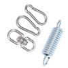 Hammock Hanging Kit Heavy Duty Spring 360 Degree Rotating Hook Buckles for Porch Swing Garden Chair 550lbs Load Capacity