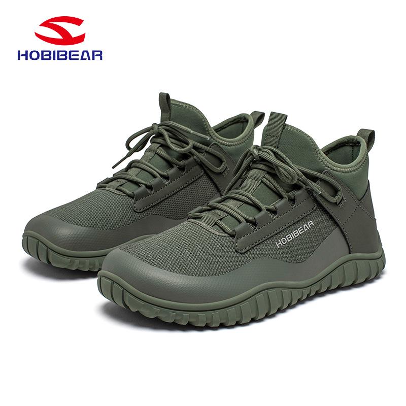 

Мужские высокие дышащие тканевые туфли HOBIBEAR и женские повседневные туфли с широким носком для весны и осени Size 46