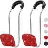 Car Headrest Hooks Bling Car Accessories Rhinestones Universal Auto Back Seat He