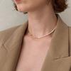 INGS Tide Natural Freshwater Pearl Chain Splicing Necklace Female Design Choker Collarbone Chain Temperament Cold Beauty