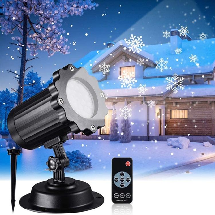 Christmas Projector Lights Outdoor Indoor Christmas Decorations Snowflake LED