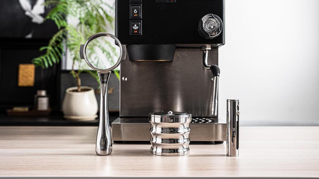 CafeSing COD Espresso Portafilter, All Stainless Steel, 180° Horizontal Position, Bottomless, Fits 58mm Basket