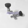 Free ship Adjustable Right angle needle 6 8 10 12mm 1/8 1/4 3/8  inch hard tube SS304 Flow Control shut off crane needle valve