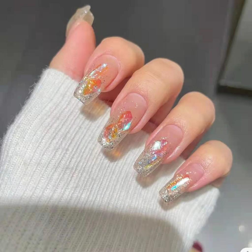 

Нейл-арт Накладные ногти Отбеливающие Съемные Модные Тренд Дизайнерские Милые L