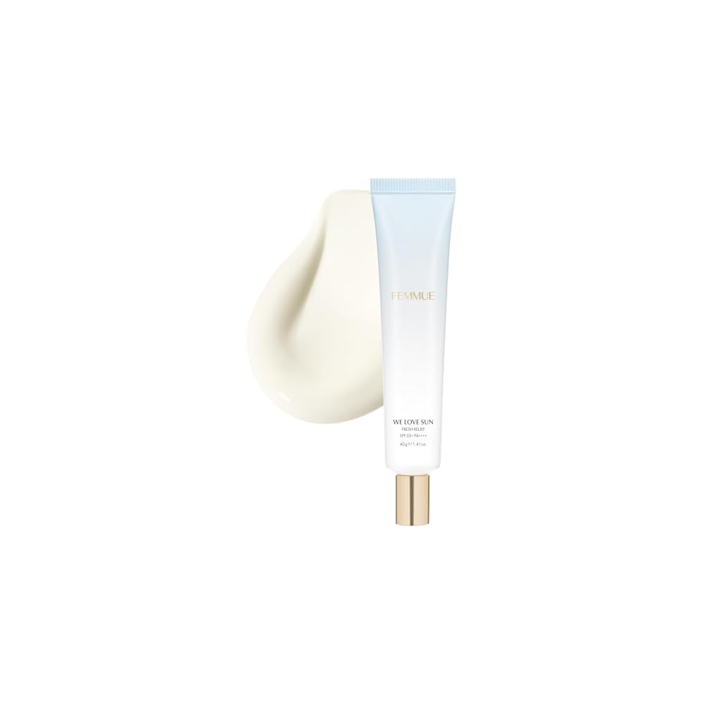 Femmue We Love Sun Fresh Relief UV Cream SPF50+ PA++++ 40g Herbal Citrus Scent Skin Care Product