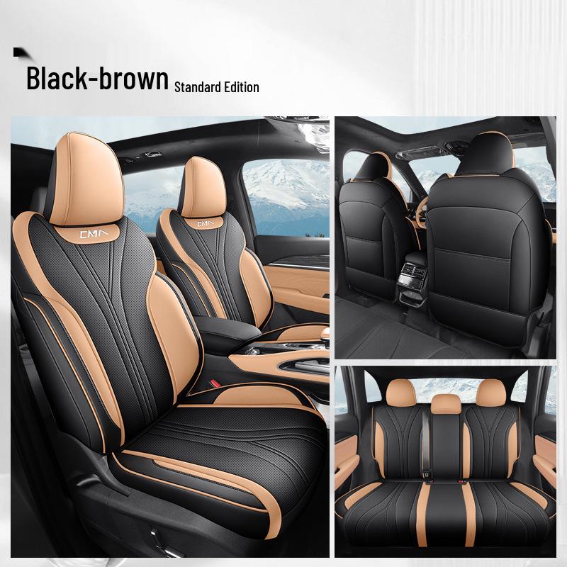 Husă de scaun auto din piele integrală pentru toate sezoanele pentru Xingyue L, model cu cinci locuri