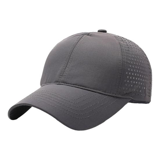 Summer Lightweight Baseball Cap, Adjustable Back Buckle Quick-Drying Sun Hat, Breathable Holes Sun Protection Hat for Hiking Running Cycling Outdoor