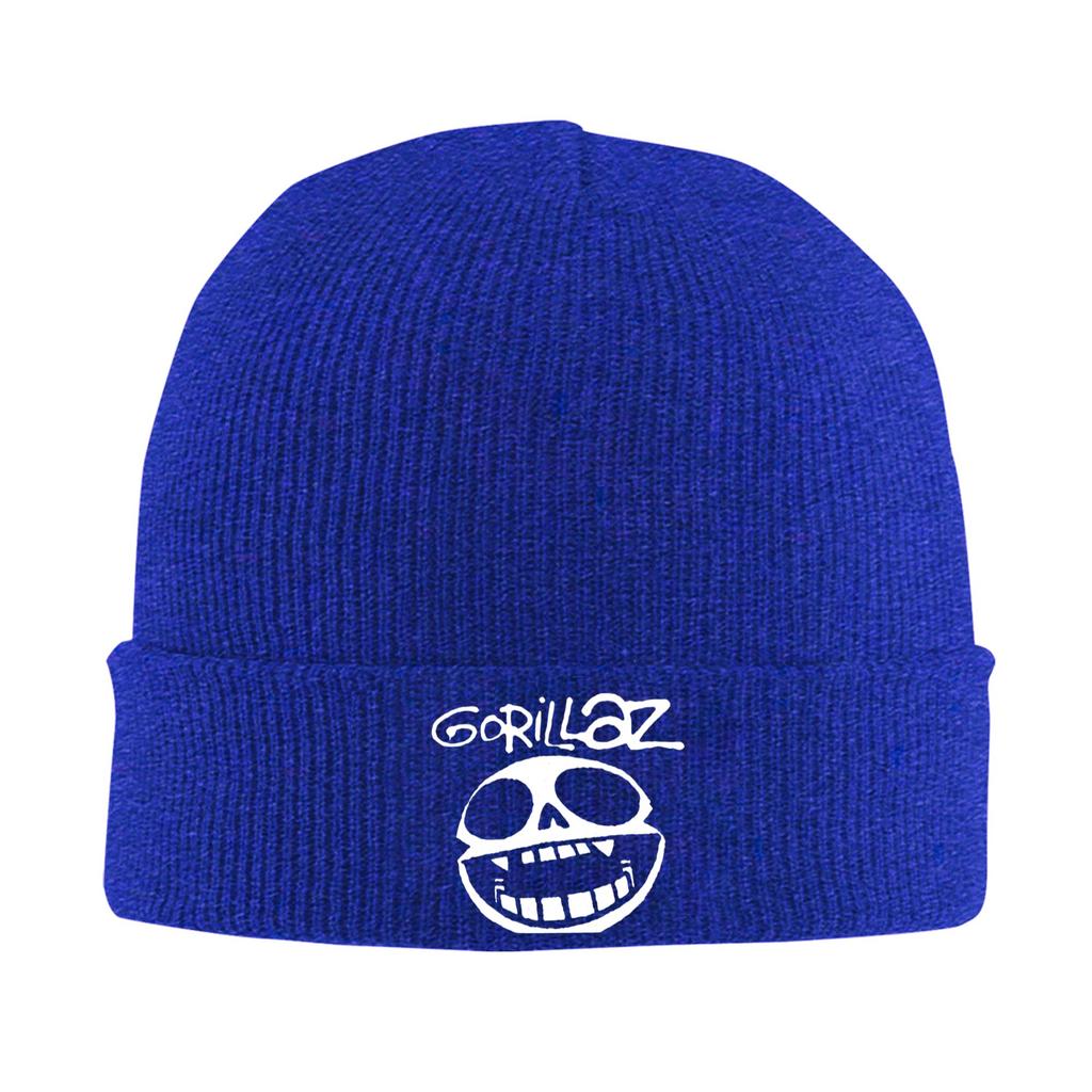 Gorillaz  Beanie Hats  Bonnet Hats Adult Unisex Vintage Outdoor Knit Hat Autumn Custom Head Wrap Caps