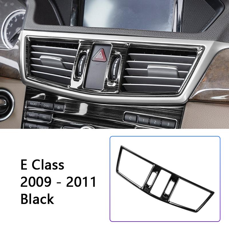 

Центральная консоль из нержавеющей стали, вентиляционная рамка для кондиционера, декоративная накладка для Mercedes Benz E Class W212 2009-2011 чёрный