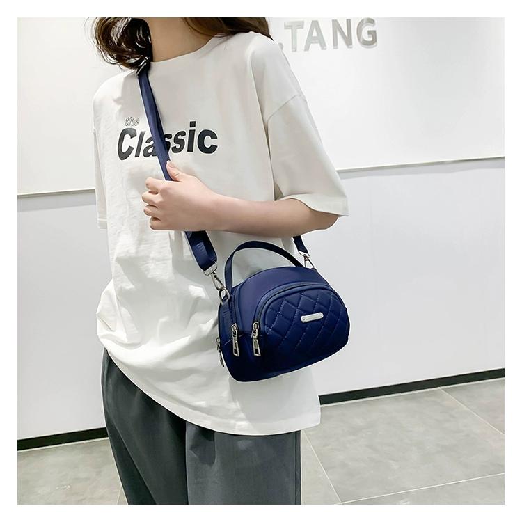 One Shoulder Versatile Mini Bag Casual Oxford Cloth Women's Bag Mobile Wallet Printed Nylon Cloth Bag Crossbody Bag