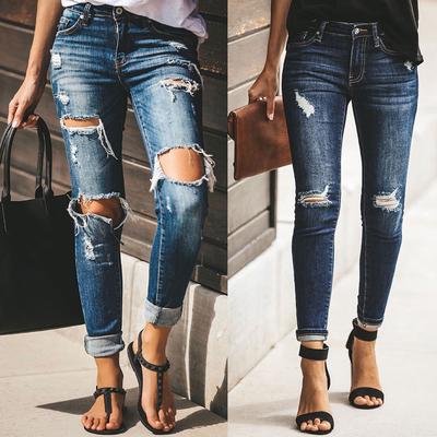 women's pull on denim jeggings