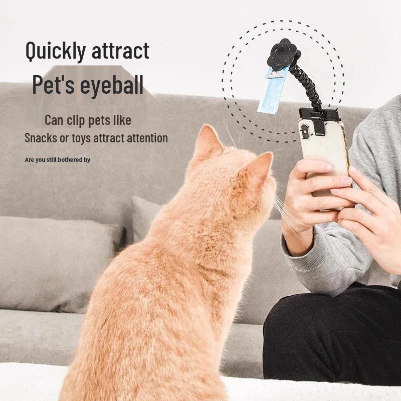 Cat & Dog Selfie Stick Toy: Pet Photo Attracting Mirror with Newcomer Discount