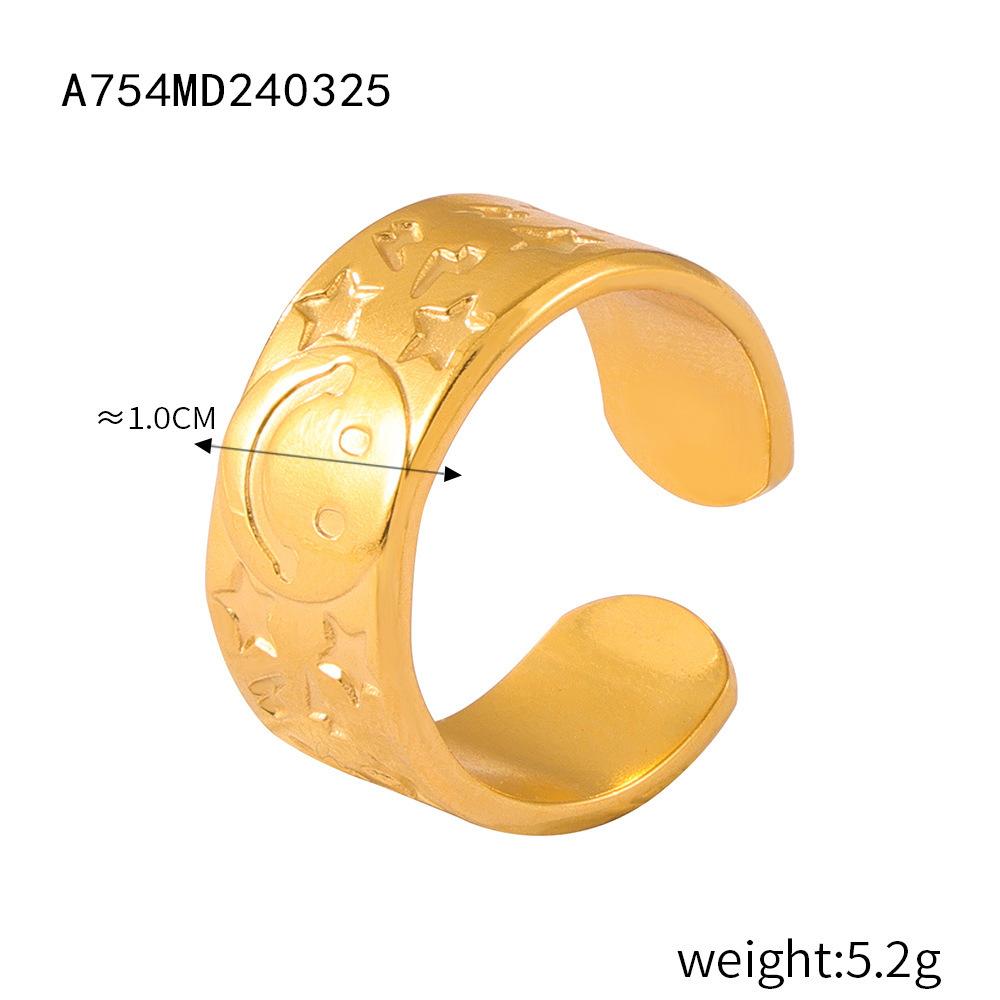 Ring Irregular Texture Texture Geometric Ring Concave and Convex Creative Design Temperament Simple Ring Jewelry