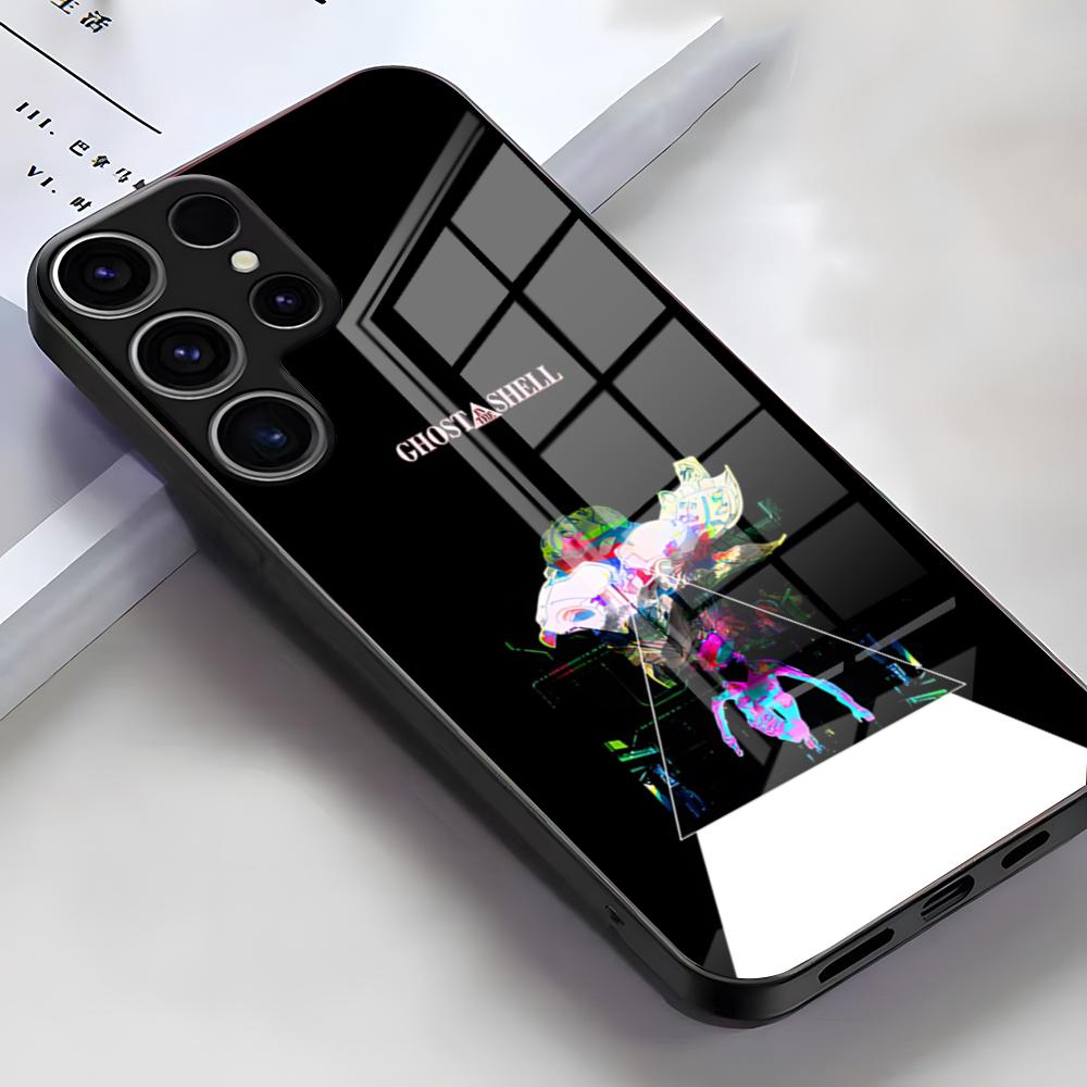 Ghost In The Shell Phone Case For Samsung S26 S25 Edge Ultra S23 S22 S21 S20 Ultra Plus S24 Fe A54 A53 A25 Glass Cover