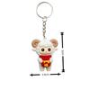 Cartoon Goat Silicone Keychain Colorful Soft Durable Collectible Animal Decor for Kids Children School Bag Key Accessory