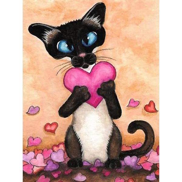 Diy Diamond Painting Cartoon Paint Cat Animal Flower Butterfly Kitten 5D Diamond Embroidery Mosaic Cross Stitch Art Home Decor