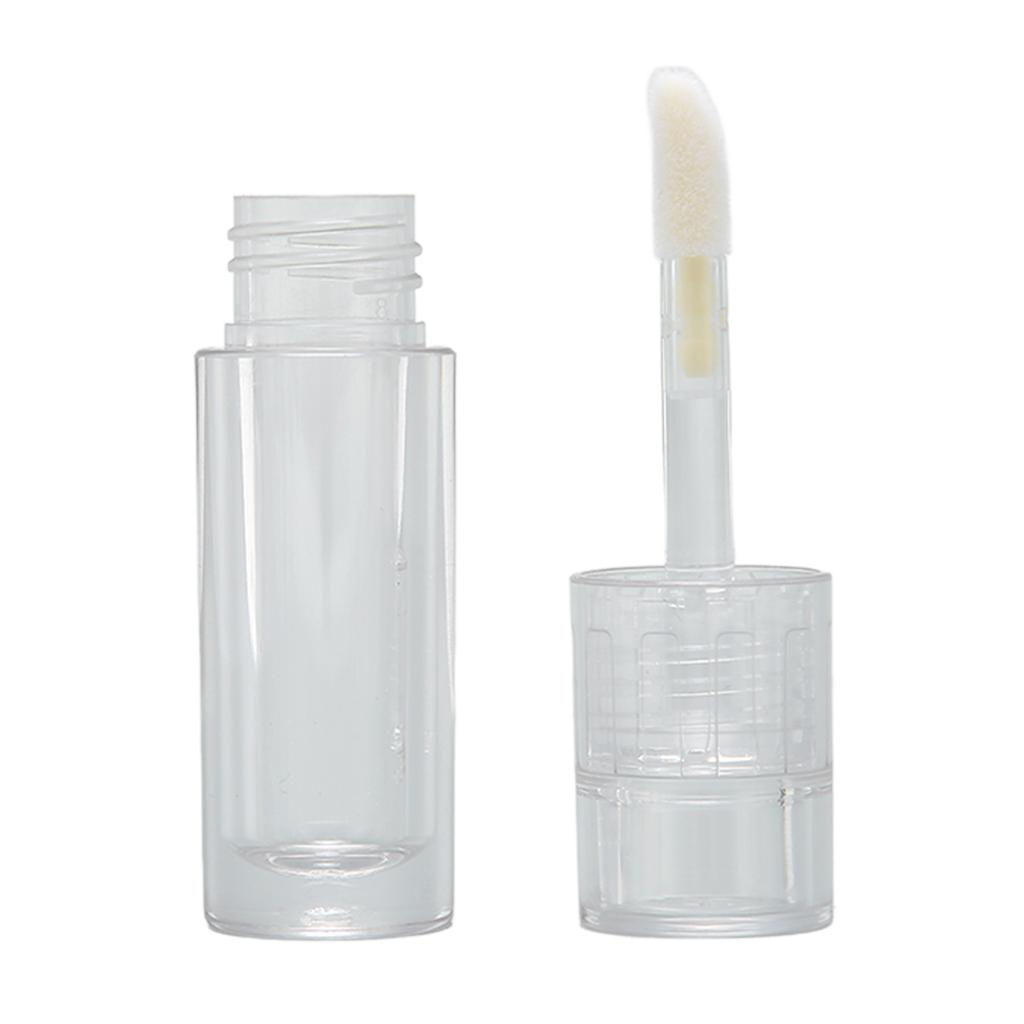 2ml Lip Gloss Tube Empty Transparent Portable Lightweight Refillable Empty Lip Balm Bottle
