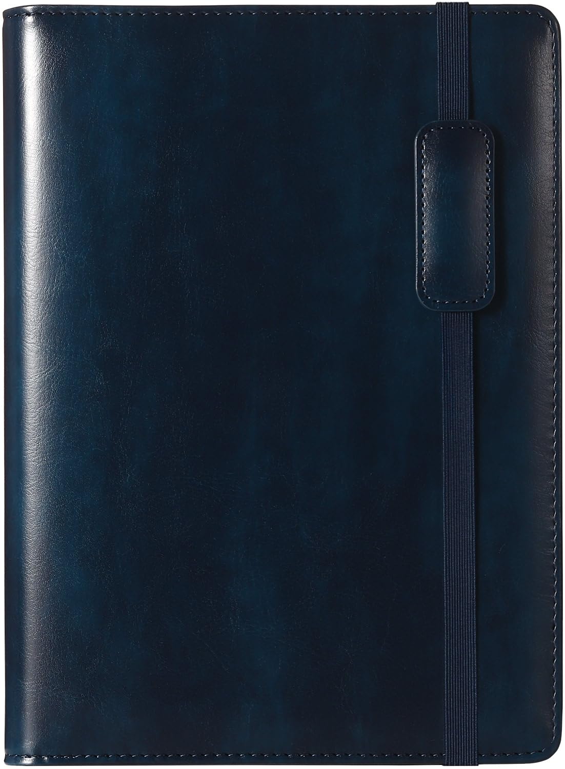 

RIHUA A5 Schedule Book with Leather Memo Card Planner Business A5 Office Supplies Planner, 6-Ring Organizer, Refills, Pad, Storage, Notebook, Cover, синий