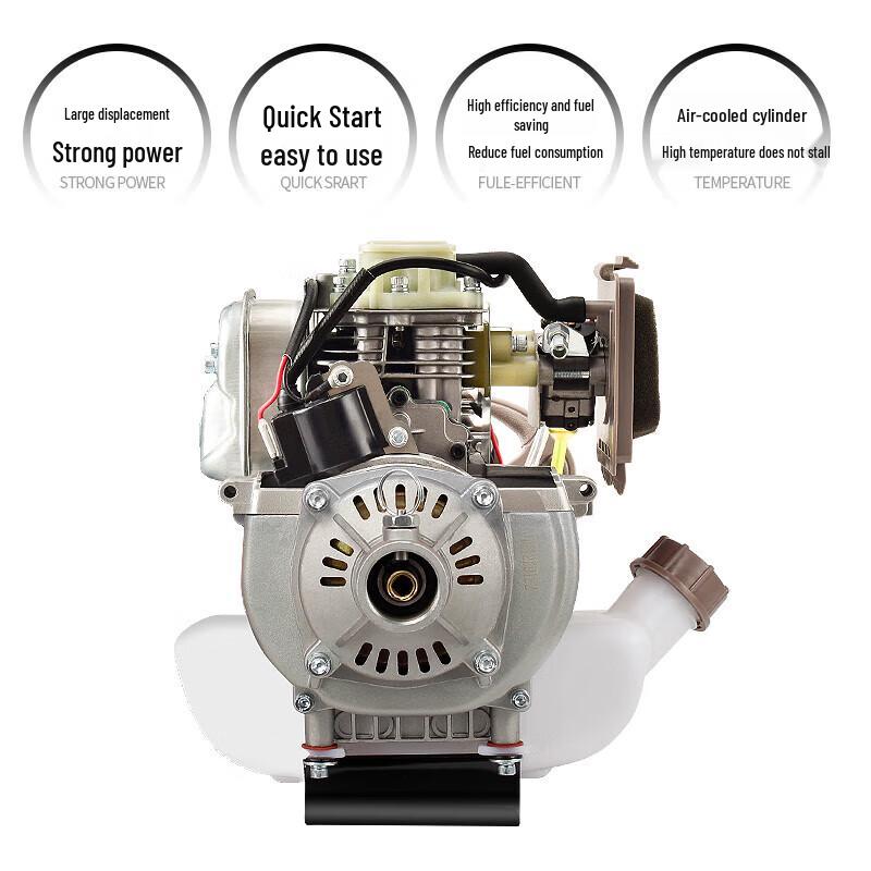 TieJiaTu Gasoline 2-Stroke Multi-Tool Brush Cutter CN plug (adapter included)