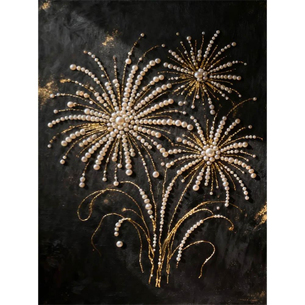 Kristall Perlen Malerei 5D DIY Rahmen Dekoration Malerei Feuerwerk Heim Wand Dekoration Transparent Perlen Edelstein Malerei Bild Kunsthandwerk