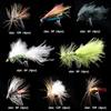 Goture Dry Flies, Complete Set of 64, Fly Box Included, Fly Fishing Set for Mountain Stream, Tenkara, and Trout Fishing, Handmade Lure Set for Saltwat