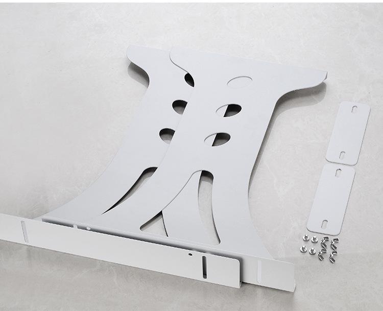 Adjustable Under-Desk Metal Computer Bracket for Hanging Support