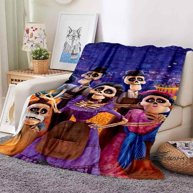 This Coco (Coco) Themed Blanket Is Warm and Cozy, Making It A Perfect Holiday Gift for Both Adults and Children.