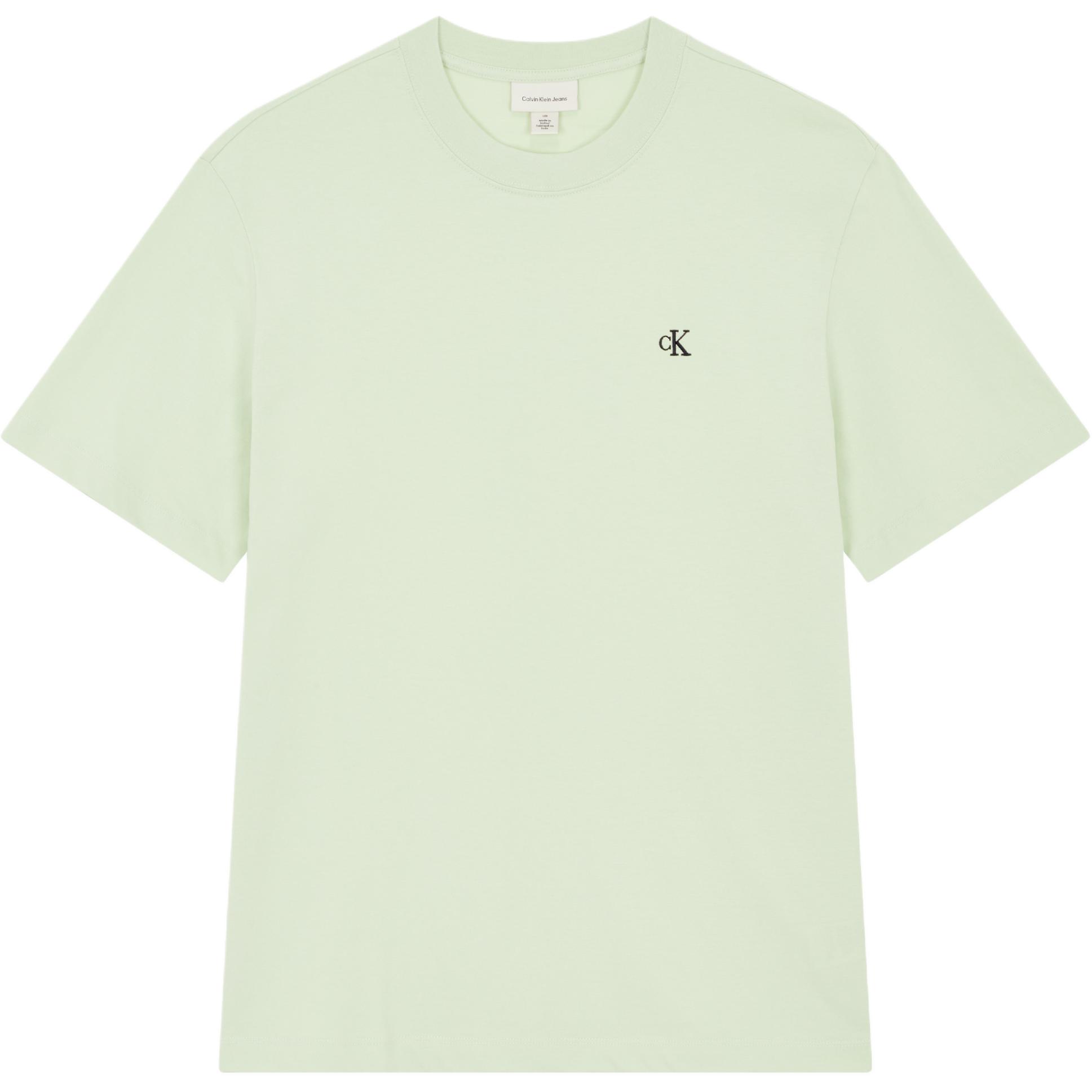 

Calvin Klein Logo Loose Fit Crew Neck T-Shirt Men Tops Light-Green 4RC275G-PWM L