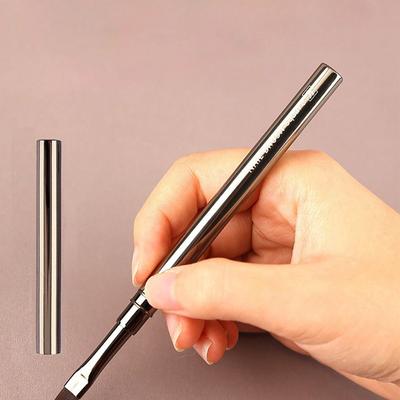 The Nail Pen Round Tip UV Gel Polishing Brush Won't Scratch or Curl and Is Suitable for Gradient and Blending Nail Tools