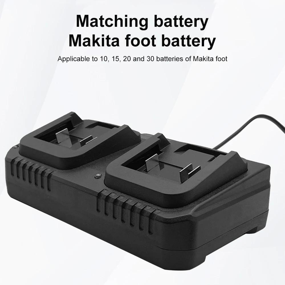 New 2 Slot Li-ion Battery Charger US EU Plug Quick 3A Charger for Makita 18V 21V BL1415 BL1815 BL1830 BL1850 Power Tool Charger