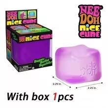 Needoh Nice Cube Sensorischer Stressabbau Fidget Tool Für Angst & Konzentration Schreibtisch Sensorikwürfel Für Erwachsene & Kinder Geburtstagsgeschenk