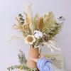 Bouquet de fleurs séchées fleur naturelle ins séché à l'air naturel ornement décoratif décoration de salon arrangement floral roseau coton luxe léger premium