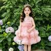 Girls Princess Tulle Dress Birthday Party Flower Girl Kids 3-8 Years