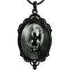 Gothic Punk Resin Pendant Necklace With Animal Charm For Women Autumn Winter Fashion