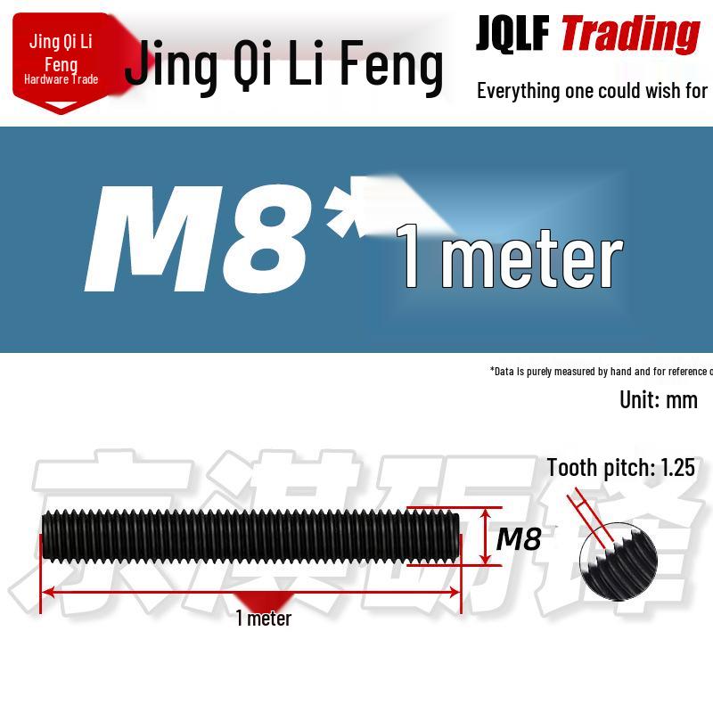 **High-Strength Threaded Rod M6-M48 | Grade 8.8/10.9/12.9 Full Thread Screw Bar**