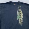 Carhartt T-shirt Herr L Svart Kamouflage Grafisk Original Passform Vertikal Logga Rund Hals
