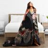 Super Warm Blankets Camping Kpop Ateez Choi San Throw Blanket Flannel Bedspread For Outdoor Novelty Sofa Bed Cover