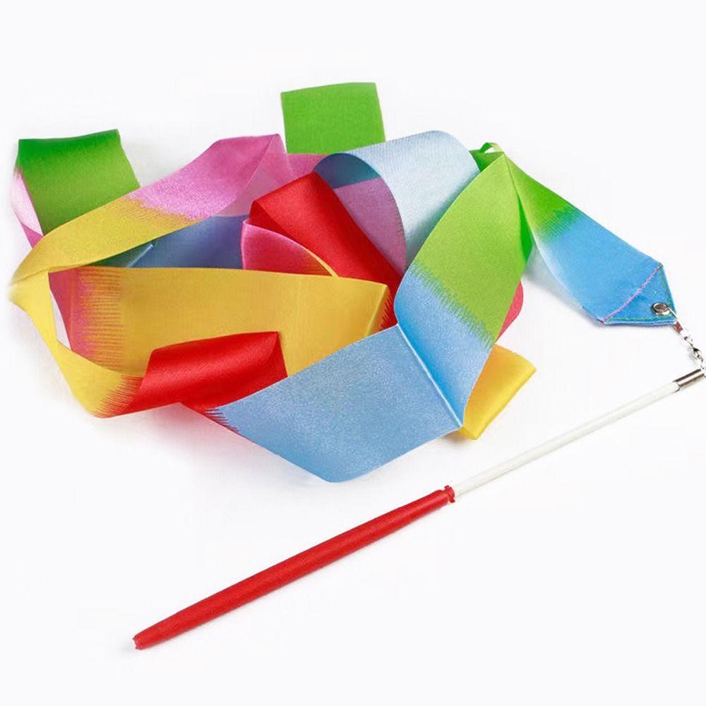 Band für rhythmisches Kunsttraining, bunte Bänder für Turnhallen, Tanzband für Kunstturnen