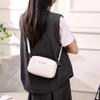 Trend small bag New fashion wave embroidered women's bag Casual small square bag One shoulder messenger bag Mobile phone bag