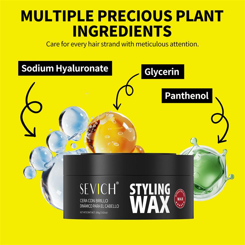Sevich 80g Hair Styling Matte Hair Clay Lasting Stereotype Matte Clay Strong Hold Easy Wash Convenient Smooth