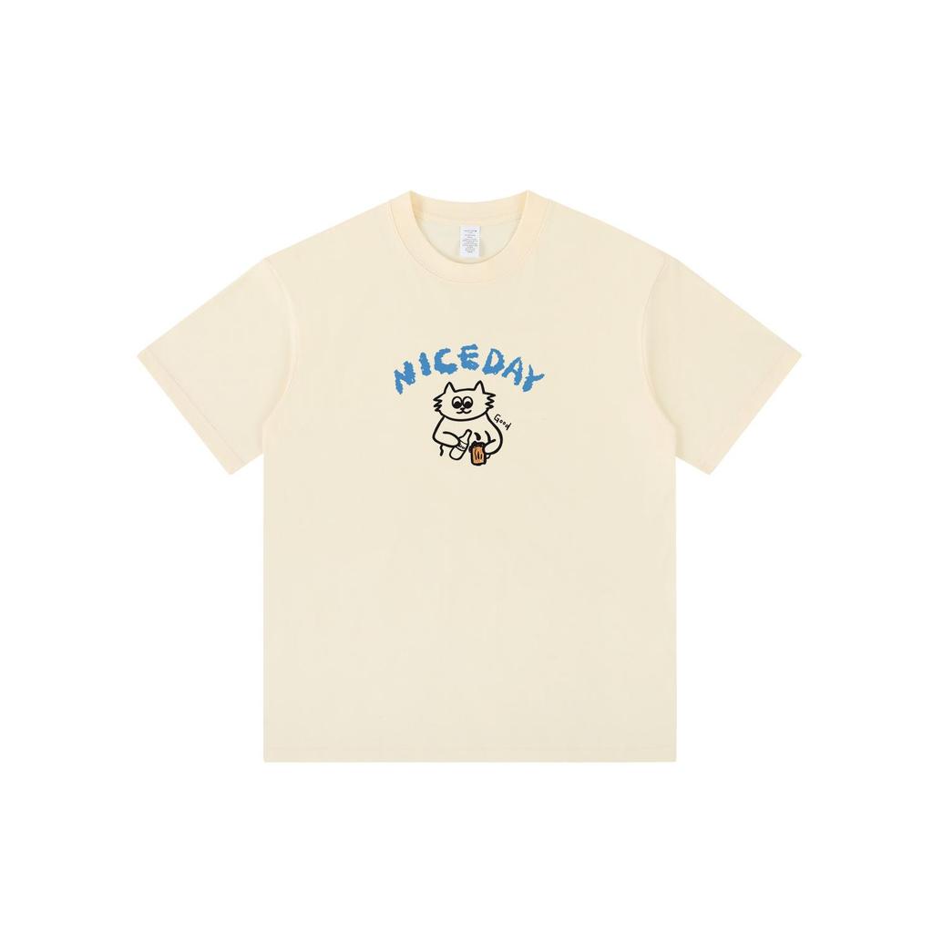 Japanese Cartoon Print Unisex Short Sleeve Crew Neck T-Shirt