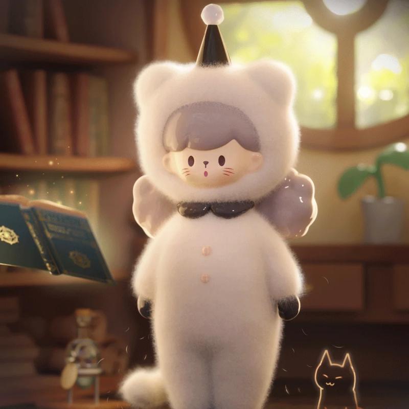 Auf Lager FINDING UNICORN Molinta Chasing Light Serie Blind Box Mystery Box Spielzeug Niedliche Action Anime Figur