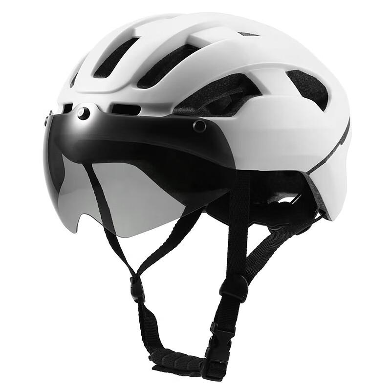 Outdoor-Radhelm mit Licht und abnehmbarer Brille