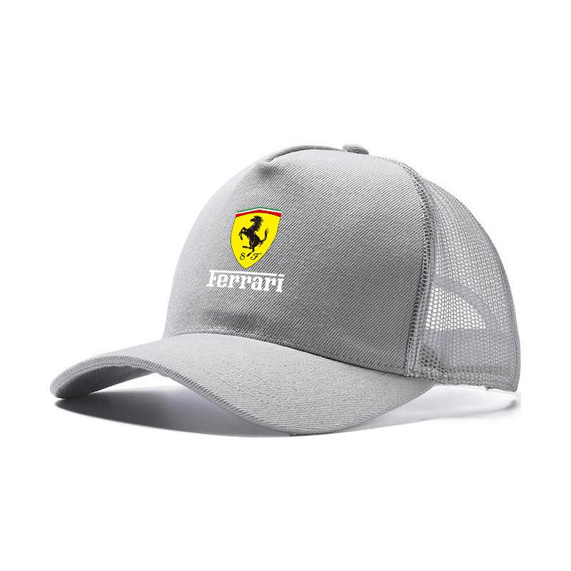 F1 Ferrari Breathable Net Hat Adjustable Baseball Cap Sun Hats For Ferrari F430 Stradale 360 458 488 599 612 F12 Charles Leclerc