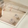 Trend Simple Stud Earrings Personality Hip-Hop Niche Hook Shape Earrings For Women Men Party Jewelry