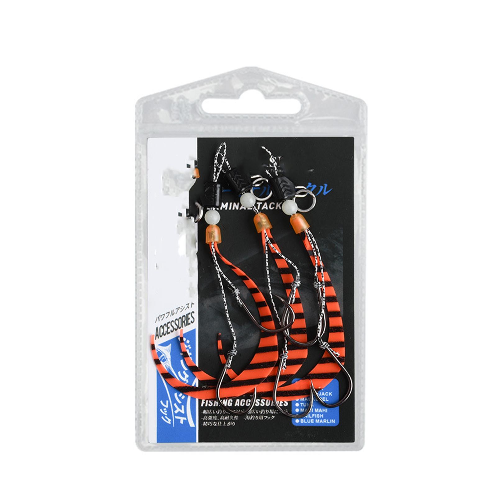 

3pcs Soft Squid Silicone Skirt Hooks Deep Sea Fishing Octopus Cuttlefish Jig Head Fishing Hooks Luminous Jigging Lure S