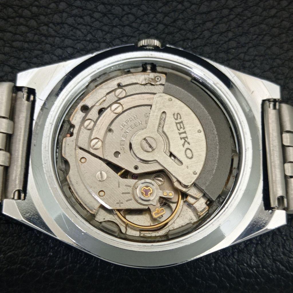 AUTOMATIC VINTAGE REFURBISHED SEIKO 5 6309A JAPAN MENS ORANGE WATCH a442568-1